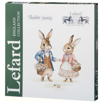 Тарелка закусочная "RABBITS FAMILY" 20,5 см LEFARD 425-289-2