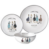 Набор посуды обеденный "FAMILY FARM" на 6 пер. 18 пр. (кор=1наб.) LEFARD 425-298