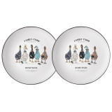 Набор тарелок обеденных 25,5 см "FAMILY FARM" 2 шт. LEFARD 425-299