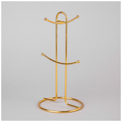 Набор кружек "GOOD MORNING" на металл. подставке 4 шт. 330 мл микс цветов (кор=4наб.) LEFARD 42-533-7