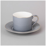 Чайная пара "TOP STYLE" 250 мл серая (кор=36наб.) LEFARD 42-540