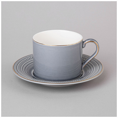 Чайная пара "TOP STYLE" 250 мл серая (кор=36наб.) LEFARD 42-540