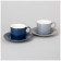 Чайный набор "TOP STYLE" на 2 пер. 4 пр. 250 мл серый, синий (кор=12наб.) LEFARD 42-544