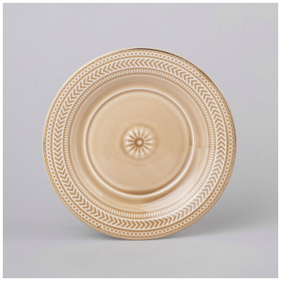 Чайный набор "TOP STYLE" на 2 пер. 4 пр. 250 мл бежевый, светло-серый (кор=12наб.) LEFARD 42-545-4