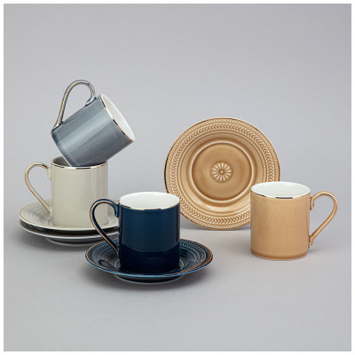 Кофейный набор "TOP STYLE" на 4 пер. 8 пр. 100 мл микс цветов LEFARD 42-547