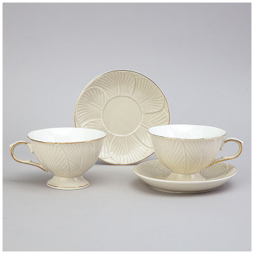 Чайный набор "TOP STYLE" на 2 пер. 4 пр. 250 мл LEFARD 42-551