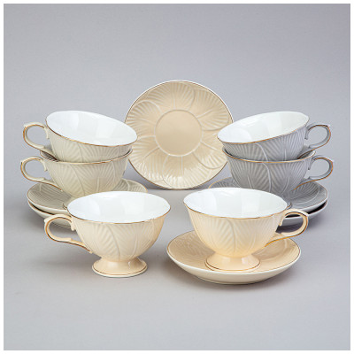 Чайный набор "TOP STYLE" на 6 пер. 12 пр. 250 мл LEFARD 42-554