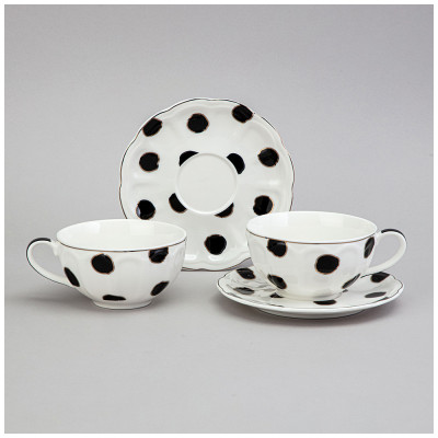 Чайный набор "TOP STYLE" на 2 пер. 4 пр. 280 мл LEFARD 42-558