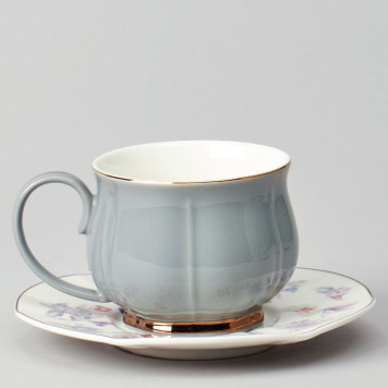 Чайный набор "ВРЕМЕНА ГОДА" на 6 пер. 12 пр. 250 мл серый LEFARD 42-567-2