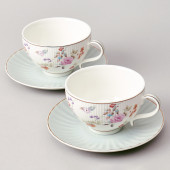 Чайный набор "ВРЕМЕНА ГОДА" на 2 пер. 4 пр. 250 мл голубой LEFARD 42-570