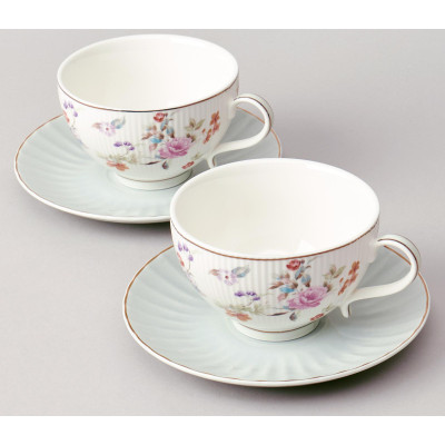 Чайный набор "ВРЕМЕНА ГОДА" на 2 пер. 4 пр. 250 мл голубой LEFARD 42-570-6