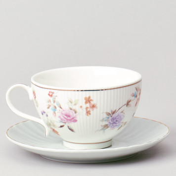 Чайный набор "ВРЕМЕНА ГОДА" на 6 пер. 12 пр. 250 мл голубой LEFARD 42-571-2