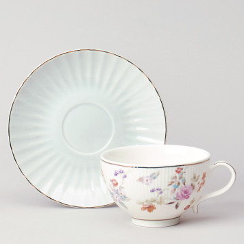 Чайный набор "ВРЕМЕНА ГОДА" на 6 пер. 12 пр. 250 мл голубой LEFARD 42-571-3