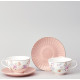 Чайный набор "ВРЕМЕНА ГОДА" на 2 пер. 4 пр. 250 мл розовый LEFARD 42-572