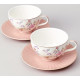 Чайный набор "ВРЕМЕНА ГОДА" на 2 пер. 4 пр. 250 мл розовый LEFARD 42-572
