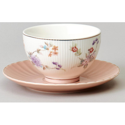 Чайный набор "ВРЕМЕНА ГОДА" на 6 пер. 12 пр. 250 мл розовый LEFARD 42-573-2