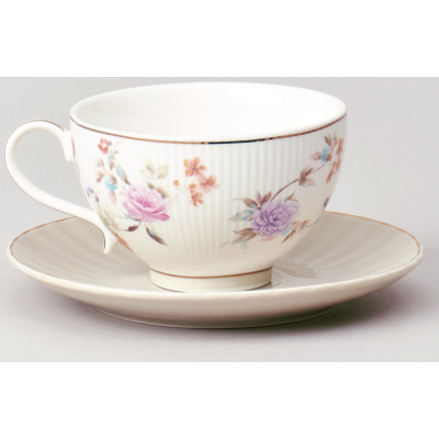 Чайный набор "ВРЕМЕНА ГОДА" на 2 пер. 4 пр. 250 мл серый LEFARD 42-574-4