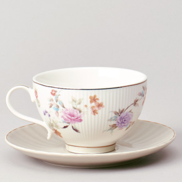 Чайный набор "ВРЕМЕНА ГОДА" на 6 пер. 12 пр. 250 мл серый LEFARD 42-575-2