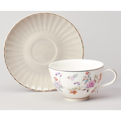 Чайный набор "ВРЕМЕНА ГОДА" на 6 пер. 12 пр. 250 мл серый LEFARD 42-575-3