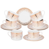 Чайный набор "TRIUMPH" на 6 пер. 12 пр. 220 мл (кор=8наб.) LEFARD 435-025