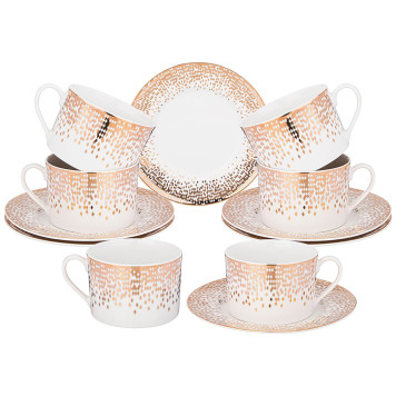 Чайный набор "TRIUMPH" на 6 пер. 12 пр. 220 мл (кор=8наб.) LEFARD 435-025