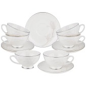 Чайный набор "МЕДИССОН" на 6 пер. 12 пр. 250 мл (кор=4наб.) LEFARD 440-083