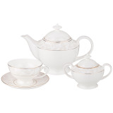 Чайный сервиз "СНЕЖНАЯ КОРОЛЕВА" hа 6 пер. 14 пр. 1200/300/250 мл (кор=2наб.) LEFARD 440-245