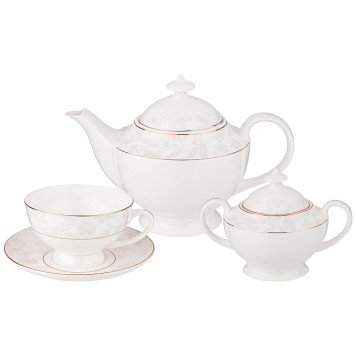 Чайный сервиз "СНЕЖНАЯ КОРОЛЕВА" hа 6 пер. 14 пр. 1200/300/250 мл (кор=2наб.) LEFARD 440-245