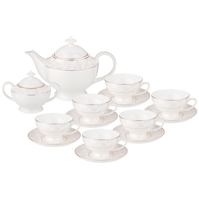 Чайный сервиз "СНЕЖНАЯ КОРОЛЕВА" hа 6 пер. 14 пр. 1200/300/250 мл (кор=2наб.) LEFARD 440-245-4
