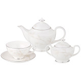 Чайный сервиз "МЕДИССОН" на 6 пеp. 14 пр. 1200/300/250 мл (кор=2наб.) LEFARD 440-246