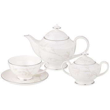 Чайный сервиз "МЕДИССОН" на 6 пеp. 14 пр. 1200/300/250 мл (кор=2наб.) LEFARD 440-246