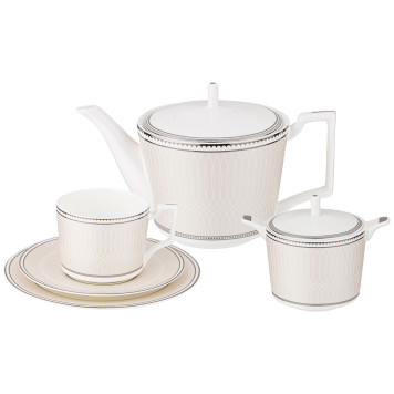 Чайный сервиз "INFINITY" на 6 пер. 20 пр. 1000/300/250 мл (кор=2наб.) LEFARD 440-249
