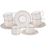 Чайный набор "INFINITY" на 6 пер. 12 пр. 250 мл (кор=4наб.) LEFARD 440-250