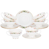 Чайный набор "АНГЛИЙСКИЙ САД" на 6 пер. 12 пр. 250 мл (кор=4наб.) LEFARD 440-264