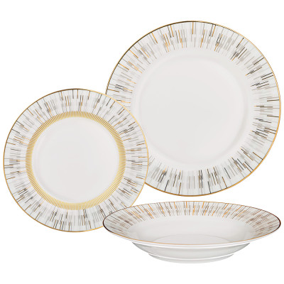 Набор обеденный "AURORA" на 6 пер. 18 пр. (кор=3наб.) LEFARD 440-270