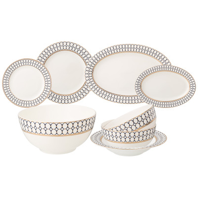 Столовый сервиз "BREEZE" на 6 пер. 23 пр. (кор=1наб.) LEFARD 440-273