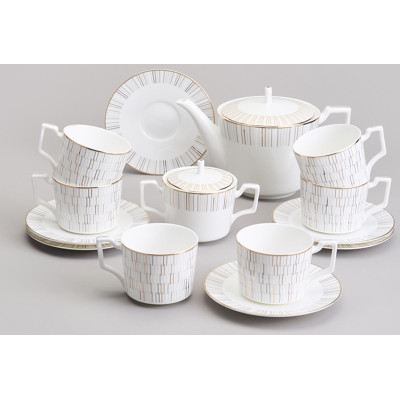 Чайный сервиз "AURORA" на 6 пер. 14 пр. (кор=2наб.) LEFARD 440-295-1