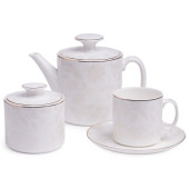 Чайный сервиз "СНЕЖНАЯ КОРОЛЕВА" на 6 пер. 14 пр LEFARD 440-302
