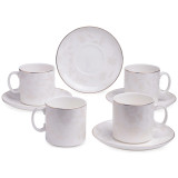 Чайный набор "СНЕЖНАЯ КОРОЛЕВА" на 4 пер. 8 пр. 270 мл LEFARD 440-303