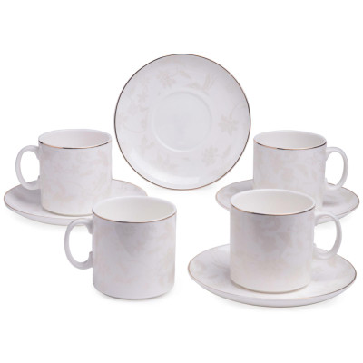 Чайный набор "СНЕЖНАЯ КОРОЛЕВА" на 4 пер. 8 пр. 270 мл LEFARD 440-303