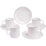 Кофейный набор "СНЕЖНАЯ КОРОЛЕВА" на 4 пер. 8 пр. 120 мл LEFARD 440-305