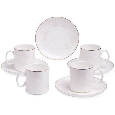 Кофейный набор "СНЕЖНАЯ КОРОЛЕВА" на 4 пер. 8 пр. 120 мл LEFARD 440-305