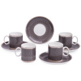 Кофейный набор "INFINITY" на 4 пер. 8 пр. 120 мл LEFARD 440-312