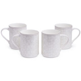 Набор кружек "GREY LACE" 4 шт. 400 мл LEFARD 440-316