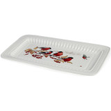 Блюдо "ЛЕСНАЯ СКАЗКА" 30 см прямоуг. снегири (кор=16шт.) LEFARD 441-029