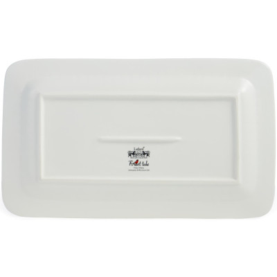 Блюдо "ЛЕСНАЯ СКАЗКА" 30 см прямоуг. снегири (кор=16шт.) LEFARD 441-029-1