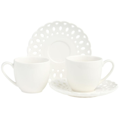 Набор чайный "STYLE" на 2 пер. 4 пр. 250 мл (кор=18наб.) LEFARD 441-036