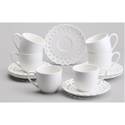 Набор чайный "STYLE" на 6 пер. 12 пр. 250 мл (кор=6наб.) LEFARD 441-037