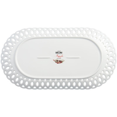 Блюдо "МОРОЗКО" 35,5 см овальное (кор=12шт.) LEFARD 441-045-1