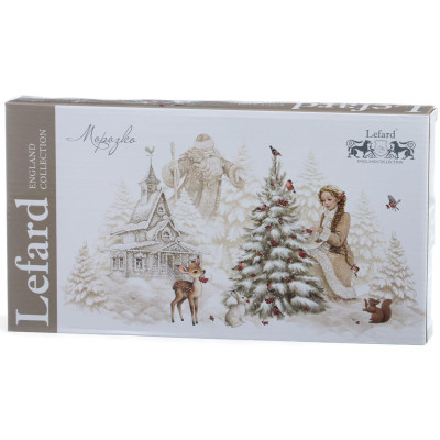 Блюдо "МОРОЗКО" 30 см овальное (кор=16шт.) LEFARD 441-046-2